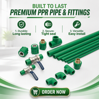 Matériaux de plomberie PN25 20-110mm filetage en laiton coude en T polypropylène PPR connexion Double Union plastique coulée raccords en T