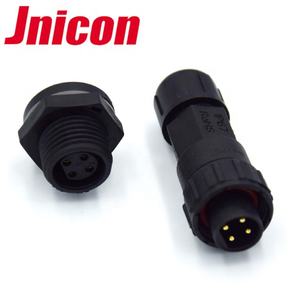 Jnicon IP68電源プラグM164ピンフロントパネルマウントコネクタ、はんだ付け端子付き - Product Image 3