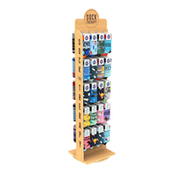 Étagère à chaussettes en bois personnalisable Apache pour supermarchés, pour une meilleure présentation et des ventes améliorées