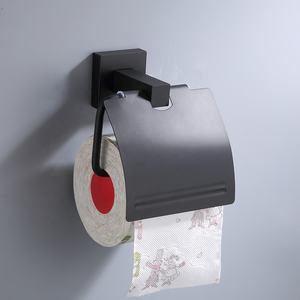 Black Square Waschraum Badezimmer Hardware Set 600mm Wand halterung Günstige Großhandel Duschbad Zubehör - Product Image 6