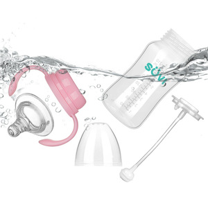 New Arc Type Wide-neck Handled Anti-colic PP Baby Bottle Broad Caliber Mouth for Infants Aged 06 Months Packaged Colorful <strong>Box</strong> - Product Image 2