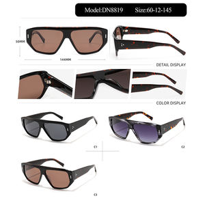 نظارات شمسية إيطالية فاخرة للنساء والرجال، نظارات مربعة الشكل 2026، نظارات شمسية آمنة مستقطبة من الأسيتات - Product Image 4