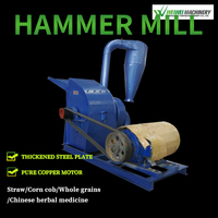 Broyeur à marteaux pour maïs Weiwei 800-1500 kg/h – Concasseur pour la transformation des aliments, maïs, soja, son, coques de noix