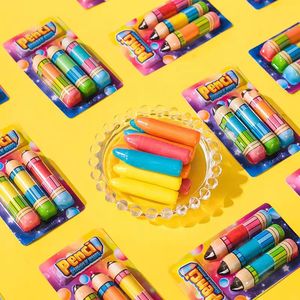 Venta al por mayor de fábrica: Caja de dulces de goma de mascar con forma de tiza, halal, multicolor, dulce y afrutada, para niños, en embalaje de juguete. - Product Image 3