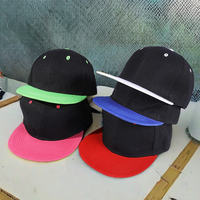 Casquettes de baseball hip-hop avec logo personnalisé 6 panneaux broderie 3D plat Bill Snapback chapeaux adultes décontracté Gorras vente en gros de casquettes de baseball hip-hop à la mode