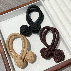 Couleur pure épais Durable chinois noeud <span class=keywords><strong>cheveux</strong></span> corde filles tressé bandeau pour haute queue de cheval doux <span class=keywords><strong>cheveux</strong></span> <span class=keywords><strong>anneau</strong></span> pour les enfants de Style de fête - Product Image 2