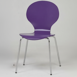 Chaise de salle à manger en bois au design moderne pour bébés Mobilier de maison empilable pour la cuisine - Product Image 1