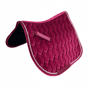 Tapis de selle de cheval de dressage occidental de haute qualité en laine personnalisée en peau de mouton polycoton feutre de cuir Style de saut en coton vente en gros - Product Image 1