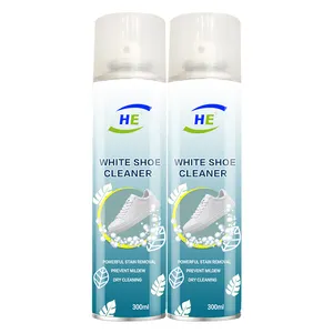 Shoe Cleaner 300ML Bottle Fabric Cleaner For Leather Whites And Nubuck Sneakers Foam Aerosol Spray