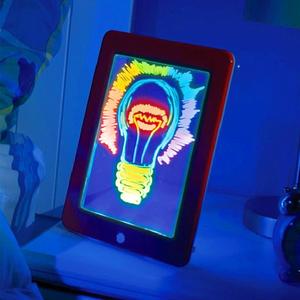 <span class=keywords><strong>2023</strong></span> nuevo 3D LED luz brillante niños mágicos tablero de dibujo de escritura - Product Image 6