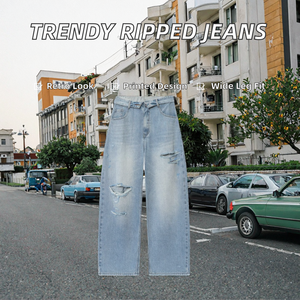 OEM Personalizado, Estilo Europeo Americano, Ropa de Mujer Nueva, Versátil, Vintage, Desgastada, Estampada, Veraniega, Ecológica, Transpirable, Spandex/Poliéster - Product Image 2