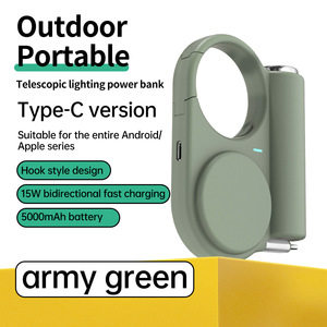 Mini Banco de Energía de 5000 mAh con Carga Rápida de 15 W y Cable de Carga Extensible, Banco de Energía Portátil para Teléfonos Inteligentes iPhone y Android - Product Image 3