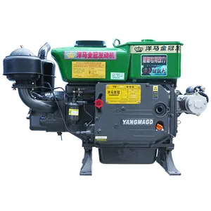 Energy Saving And Voltage Stabilizing Of ZS1100 15 HP Electric Single Cylinder Water-cooled Four-stroke Diesel Engine.