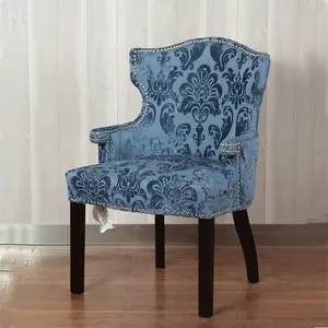 लकड़ी के कमरे में रहने वाले लक्जरी नॉर्डिक सोफे डिजाइन के लिए कुर्सी आर्मचेयर कपड़े कुर्सी व्यापार KY-3347 को शामिल किया गया
