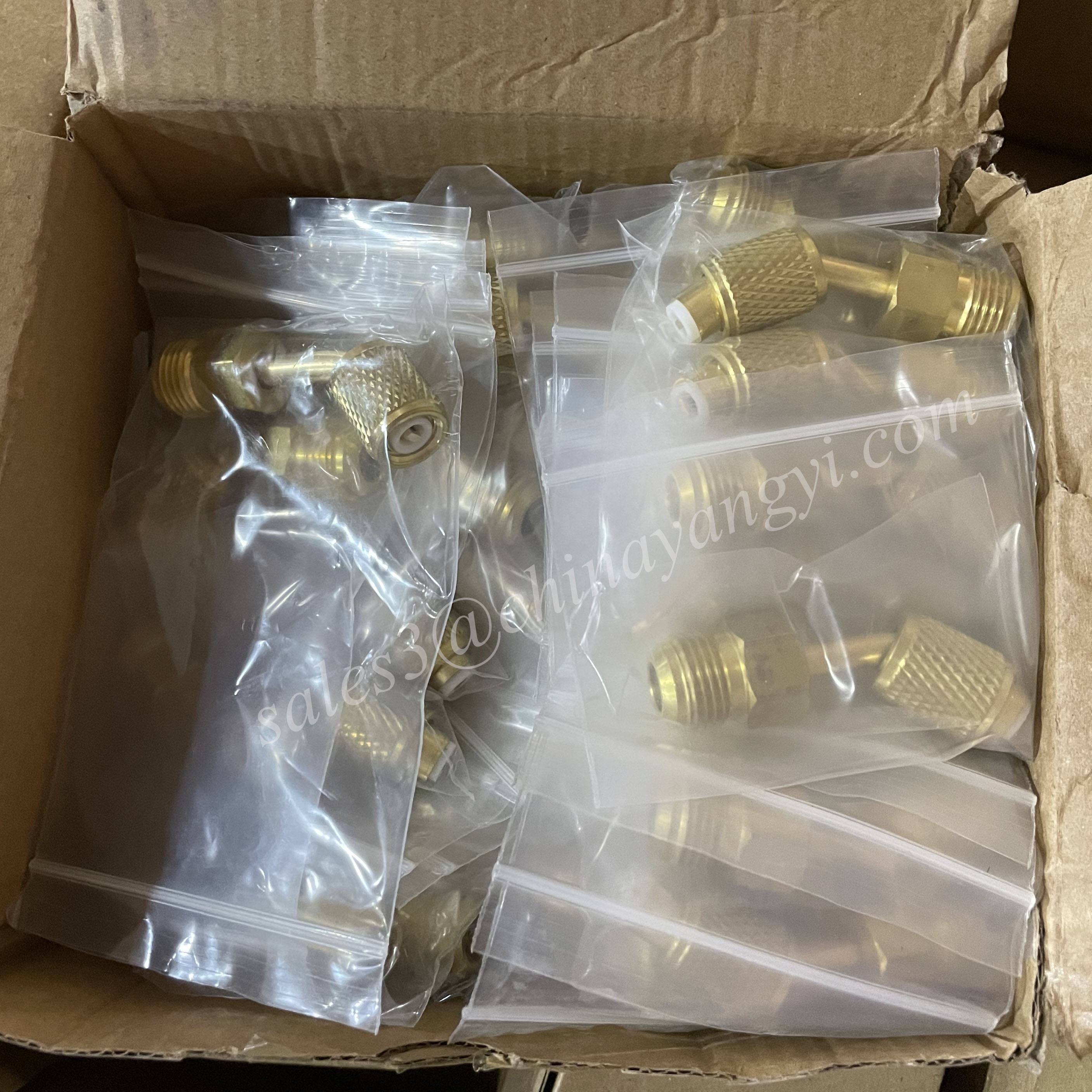 Adaptateur R410A HVAC - 1/4 Mâle SAE Vers 5/16 Femelle SAE - Pour Climatiseurs Split