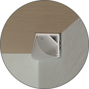 Protection de câble de <span class=keywords><strong>corniche</strong></span> murale en pvc blanc - Product Image 3