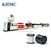 Machine à fabriquer et à extruder des fils de coupe-herbe à double couleur avec vis et boîte de vitesses en PE/PET, haute productivité