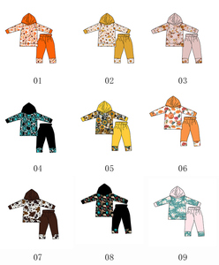 Sudaderas para bebés recién nacidos, sudaderas con tinte de corbata, sudaderas con capucha, pantalones, chándal de 2 piezas, conjunto de ropa de Otoño Invierno de 0 a 10 <span class=keywords><strong>años</strong></span> - Product Image 2