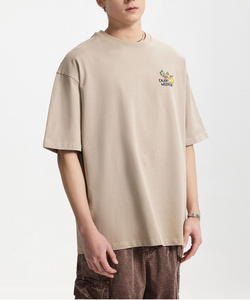 Camiseta estampada para acampar al aire libre, camiseta de manga corta de algodón puro para verano, montaña, ciudad, holgada, 26 - Product Image 1