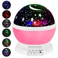 Proyector de Cielo Estrellado con Cambio de Color para Dormitorio Infantil, LED, USB, Recargable, Batería, Portátil, Luz Nocturna Cálida y Suave