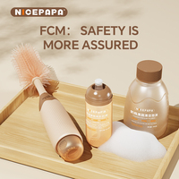 Perlengkapan Bayi Baru Lahir Nicepapa, Alat Pembersih Portabel, Perjalanan Rumah, Silikon Food Grade Tahan Panas, Aman untuk Mesin Cuci Piring, Botol