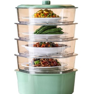 Food <b>Storage</b> <b>Container</b> Set <b>Stackable</b> Rectangle With Clip On Lid For Kitchen Use - Product Image 5