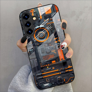 New Glass cơ khí bảng mạch điện thoại trường hợp Đối với Samsung S25 siêu, matte Internet người nổi tiếng điện thoại trường hợp Đối với Samsung S25 cộng với - Product Image 4