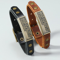 Bracelet vintage Steampunk en cuir pour couple hommes femmes Bracelets en cuir véritable pour amoureux Style bijoux pour couple