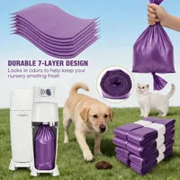 Sacs à déchets jetables biodégradables et imperméables pour couches, respectueux de l'environnement, pour usage commercial