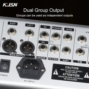 Mezclador Digital de 12 canales 99 <span class=keywords><strong>DSP</strong></span>, consola mezcladora de Audio con alimentación profesional, mezclador de sonido Power Soundcraft con Bluetooth USB - Product Image 6