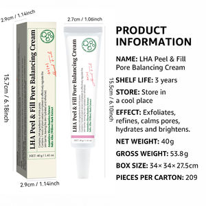 Crema Suavizante con Niacinamida y Extracto de Té Verde, Crema Equilibrante con LHA, Exfoliante y Rellenadora de Poros, Crema Vegana de Limpieza Profunda - Product Image 3