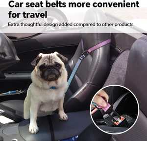 Correa de perro manos libres, correa de cintura elástica resistente ajustable para perros medianos y grandes que caminan corriendo senderismo con - Product Image 4