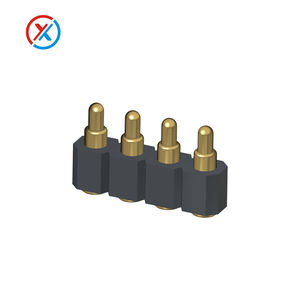 Pogo Pin <span class=keywords><strong>Gold</strong></span> Spring Loading SMD Needle PCB 2,5mm 2 3 4 5 6 Pin para conector de alimentación Pogo Pins - Product Image 2