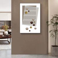 Boule en métal 3D peinture décorative simple peinture moderne décoration murale hôtel décoration murale art peinture abstraite