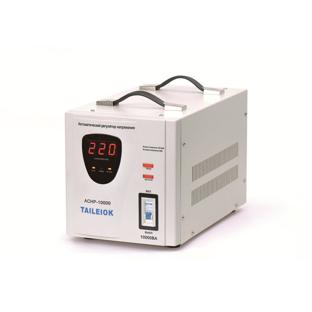 AVR 10KVA 110v/220v with LED Display Screen Automatic Relay Type AC Voltage Regulator Input Voltage 90-260V