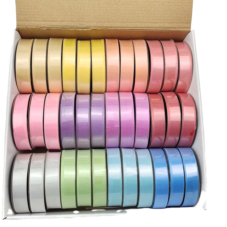 New Design Christmas Style Plastic Ribbon Gift Ribbon for Gift Wrapping Presents Christmas Decoration