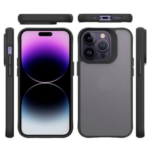 Ốp Điện Thoại <span class=keywords><strong>PC</strong></span> <span class=keywords><strong>TPU</strong></span> Chất Lượng Cao Cho iPhone 14 Pro Max Ốp Mờ Chống Sốc Chống Vân Tay - Product Image 1