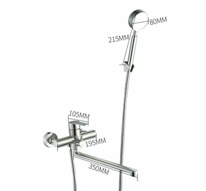 <span class=keywords><strong>Robinet</strong></span> de <span class=keywords><strong>cuisine</strong></span> mural à poignée unique en acier inoxydable 304, finition brossée, noyau de valve en céramique, 360°, vente chaude en Russie - Product Image 6