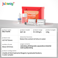 Jubway Silica Test Kit 0.5-20mg/L for Boiler & Industrial Water, Silicon Dioxide Test Kit with 30 Tests, Water Quality Test Kit
