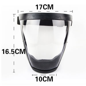 Cover protettiva protettiva per viso Anti-appannamento per PC trasparente in plastica protettiva per viso - Product Image 5