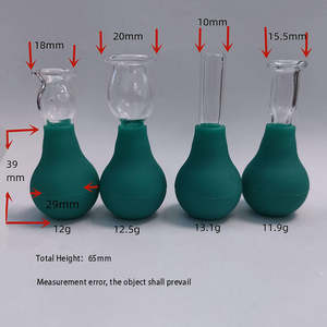 Vente chaude 4 pièces en silicone noir ventouses pour le visage ensemble de pots sous vide cosmétiques professionnels pour le lifting du visage et le massage des jambes - Product Image 6