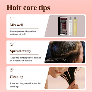 <span class=keywords><strong>Teinture</strong></span> capillaire noire cristalline AB professionnelle 500 ml * 2, offre un noir profond et brillant, résistant à la décoloration - Product Image 6