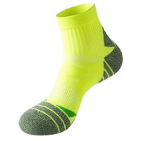 Chaussettes de randonnée mi-mollet pour hommes avec logo personnalisé, respirantes, séchage rapide, pour activités de plein air, trekking, trail running, sport – Vente en gros, usine OEM