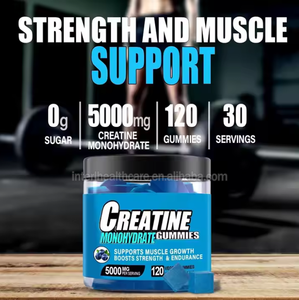 Gomitas de Creatina Ausreson OEM para Deporte Preentrenamiento Crecimiento Muscular Monohidrato de Creatina 5g Gomitas Energéticas de Creatina - Product Image 4