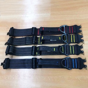 2 "de ancho acolchado resistente hebilla De Metal ponderado cinturón grande entrenamiento De Perros táctico Collar de perro para mascota grande con mango - Product Image 5