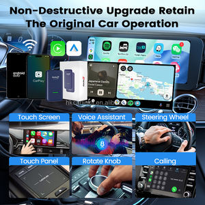 Ota Upgrade Dual Usb Carlink Kit CP2AT Wired To <b>Wireless</b> Carplay <b>Android</b> <b>Auto</b> <b>Adapter</b> Voice Control Stereo Ai Box for Apple Waze - Product Image 3