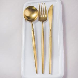 بسعر الجملة رخيص على الطراز الاسكندنافي ملعقة سلطة وشوكة من الفولاذ المقاوم للصدأ - Product Image 4