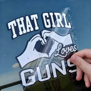 ملصق نافذة السيارة المقاوم للأشعة تحت البنفسجية ، ملصقات مخصصة بشعار مقطوع ، ملصقات سيارة فينيل مصد مقاوم للماء - Product Image 1