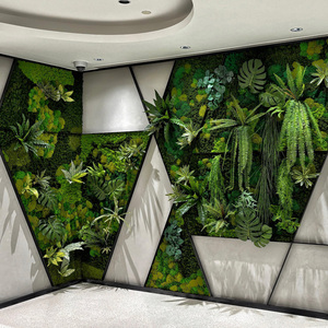 Panneaux muraux décoratifs en mousse naturelle préservée, écologiques, insonorisants et durables, personnalisés en usine, <span class=keywords><strong>pour</strong></span> les bureaux, les halls d'entrée et les logos d'entreprise - Product Image 1