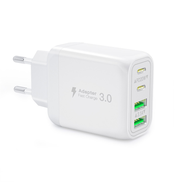 HNT Factory USB-C Wall Charge 40W Dual Port 20W Fast Charge Dual 2-port USB PD20W Fast Adapter Charger for Phone 12 13 14 15